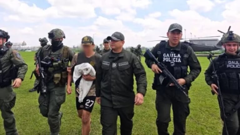 Rescate de menor en el Cauca