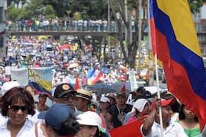 Marcha a favor del Gobierno y las Reformas del Presidente Gustavo Petro.