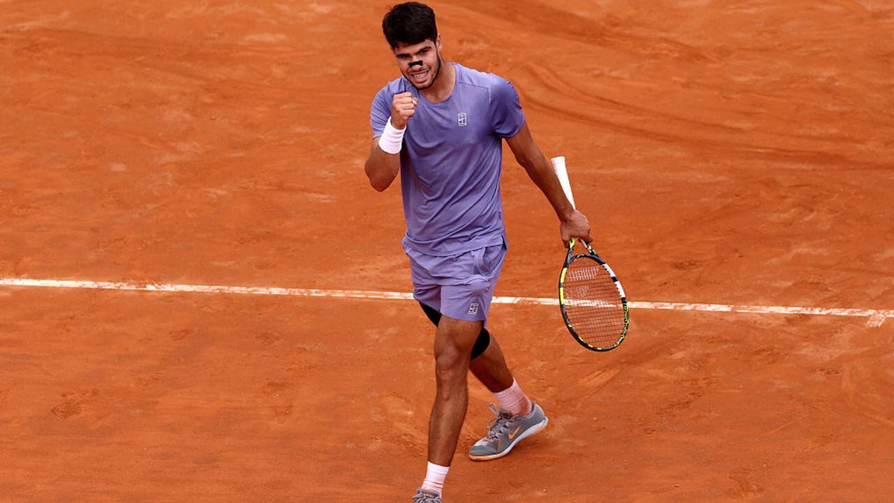 Imagen del tenista español Carlos Alcaraz.