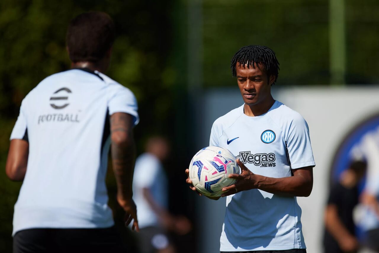 Juan Guillermo Cuadrado en el Inter.
