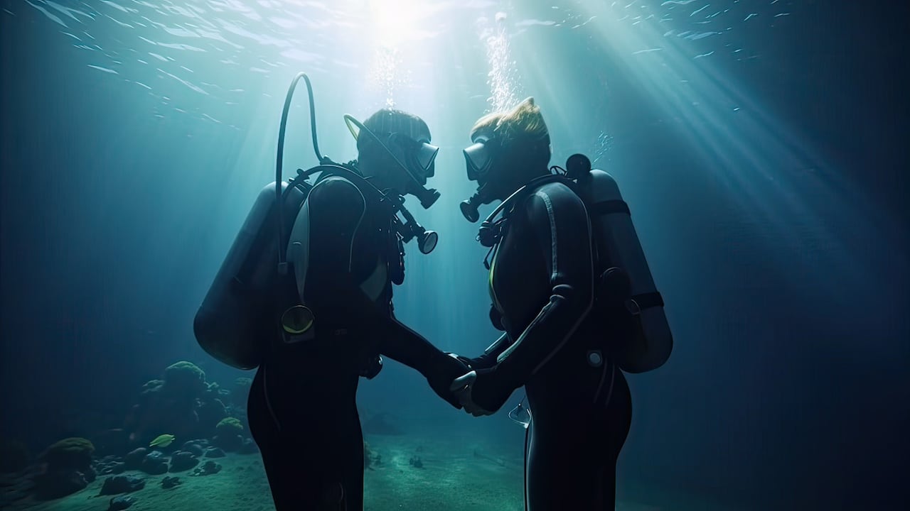 Propuestas de matrimonio temerarias, como la del buceo, deben contar con acompañamiento de expertos.