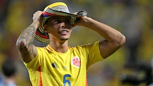 Richard Ríos usando el sombrero 'vueltiao'