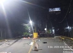 Atentado en el peaje Cabildo, ubicado en la vía vieja que comunica a Copacabana con Barbosa, en el norte del Valle de Aburrá.