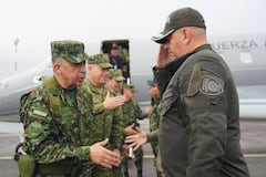 El general Hugo López Barreto lideró la inspección en terreno para auditar las operaciones contra grupos armados.