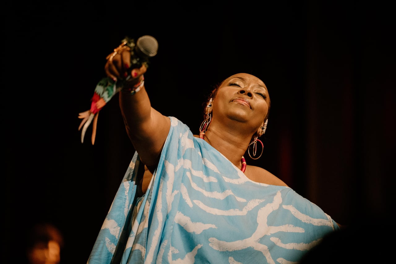 Nidia Góngora es una embajadora en el mundo de la música y la cultura del Pacífico. Fue homenajeada en el Petronio Álvarez 2025.