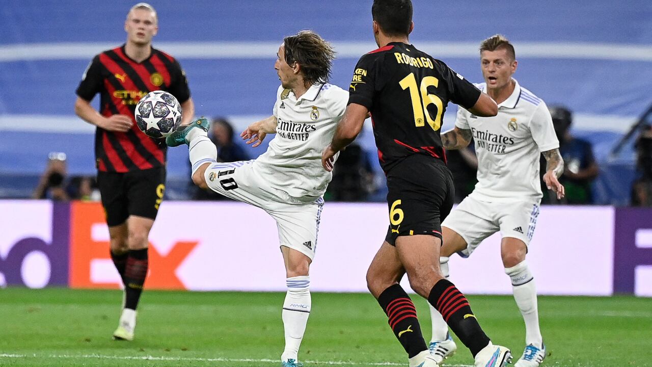 Luka Modric espera en Inglaterra poder dar el batacazo hacia una nueva final de UCL.