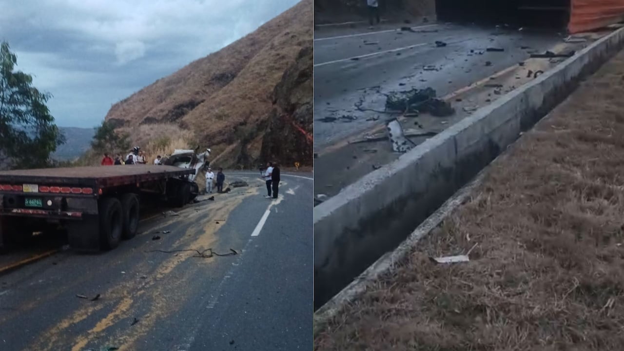 Accidente vía Buga-Buenaventura.