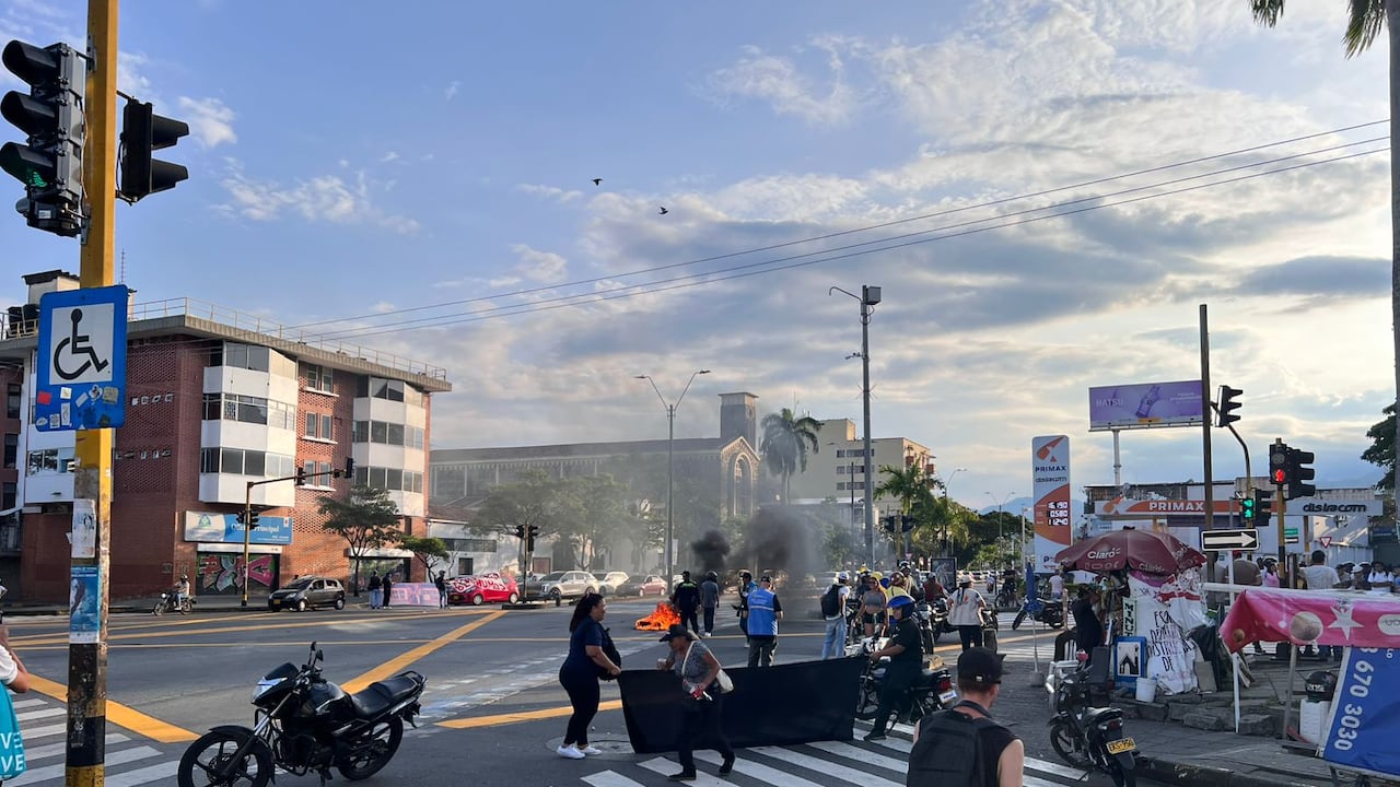Manifestaciones generan afectaciones viales en Cali