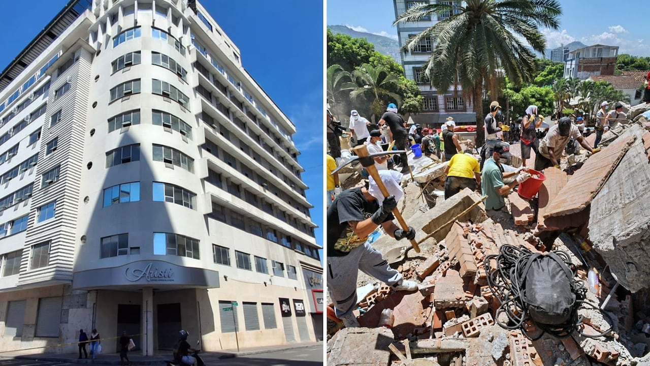 Hotel Aristi Cali no se desplomó. No caiga en noticias falsas.