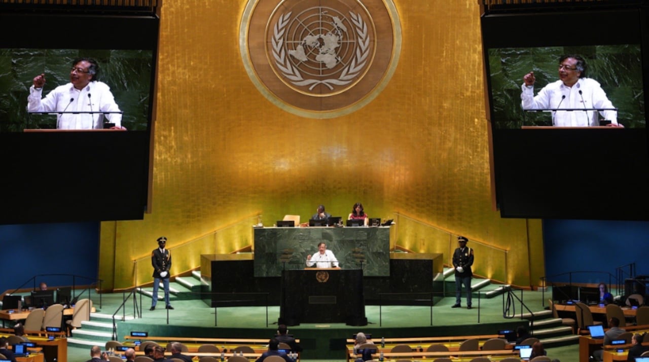 Gustavo Petro ante la ONU.