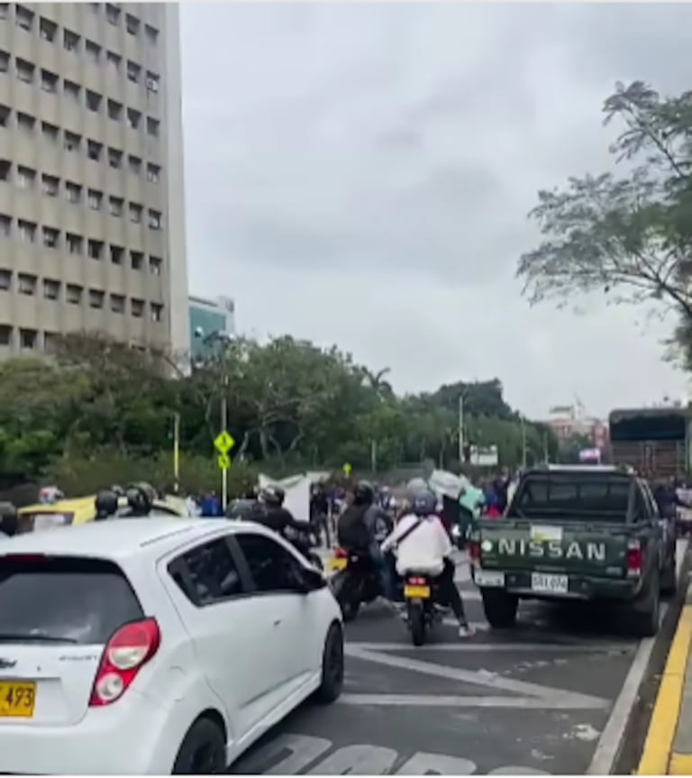 Hasta el momento se desconocen las causas de la protesta de los recicladores frente al CAM.