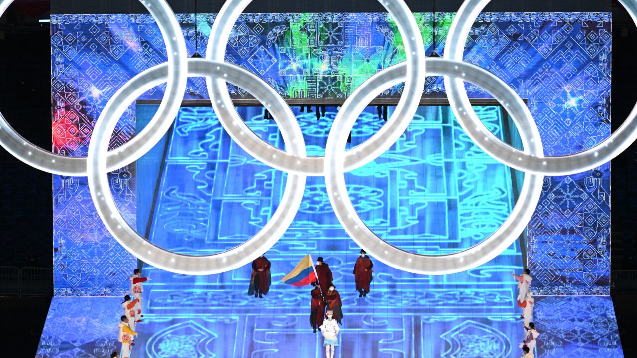 Laura Gómez y Carlos Quintana, abanderados en la ceremonia de inauguración de Pekín 2022