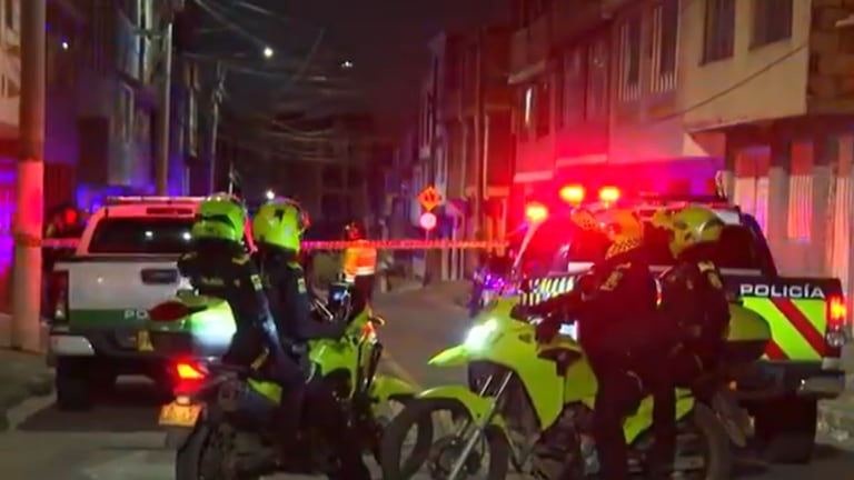 Así estaba la escena del crimen después de que la Policía atendiera el caso.