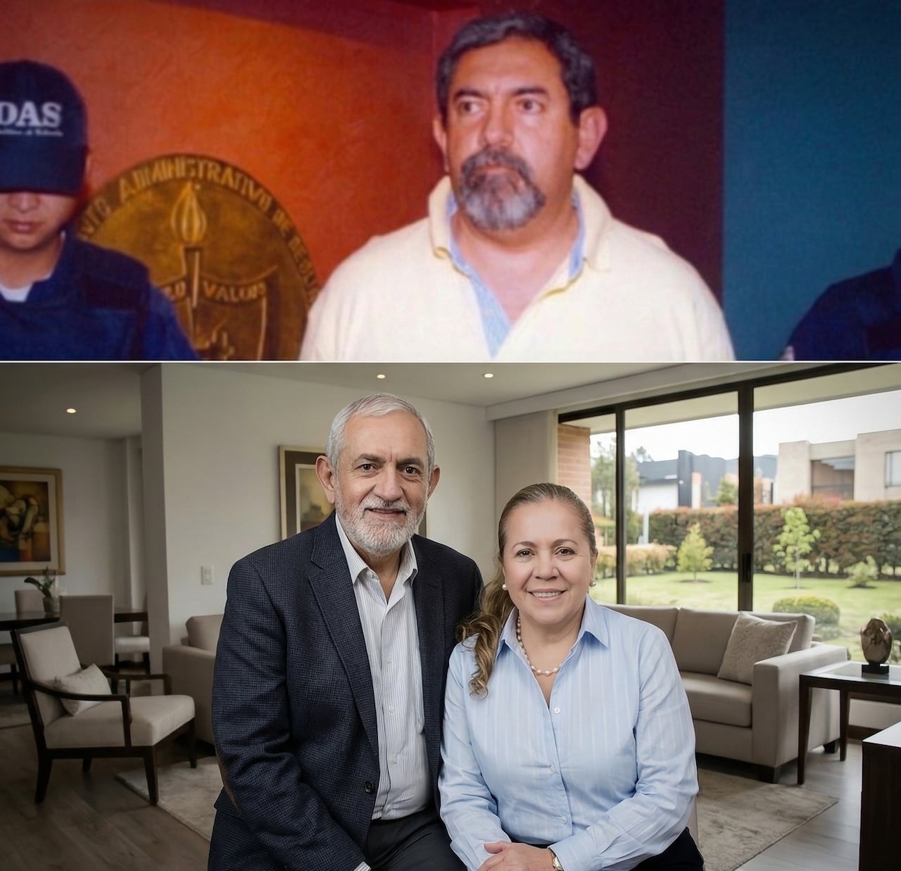 Obispo mormón y su esposa