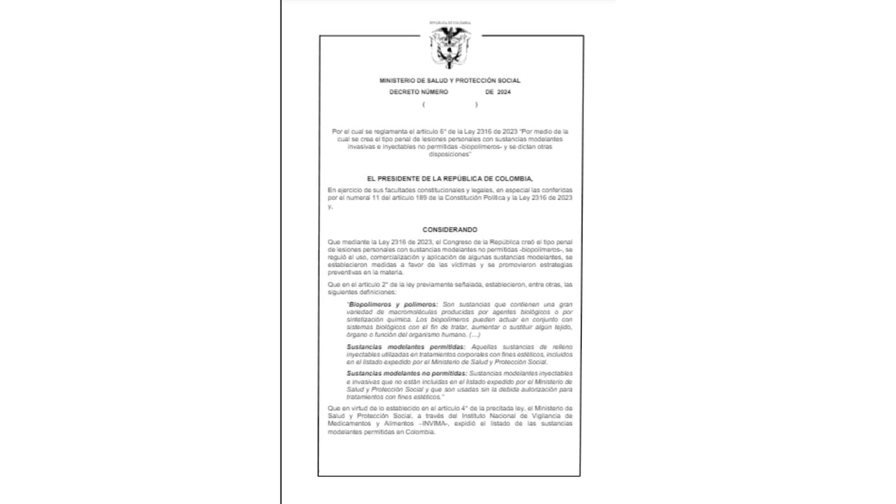 Decreto que regula los biopolímeros