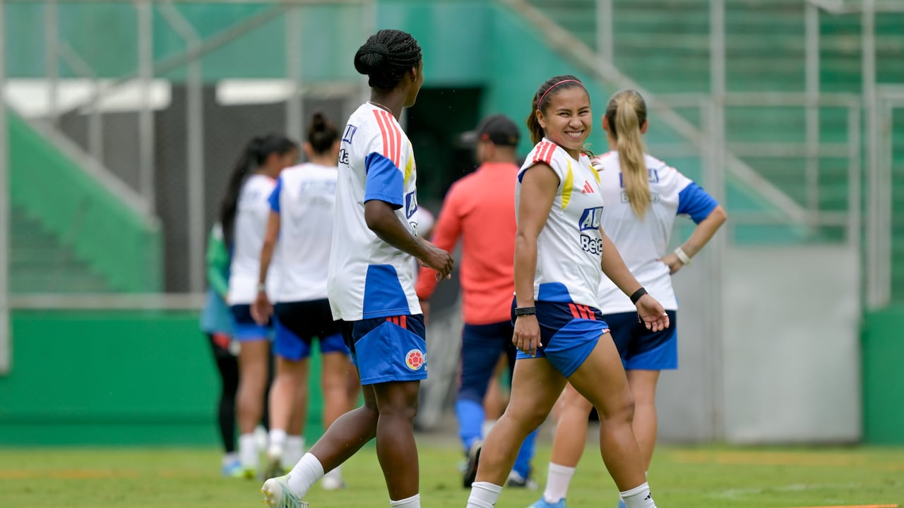 Entrenamiento de la Selección Colombia Femenina previo a la fecha 8 de la Liga de Naciones de la Conmebol.