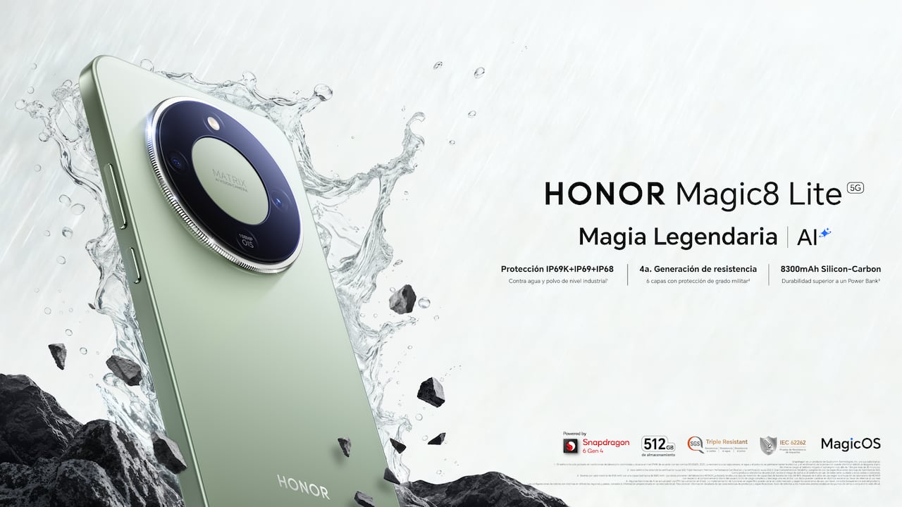 Llega a Colombia el HONOR Magic8 Lite