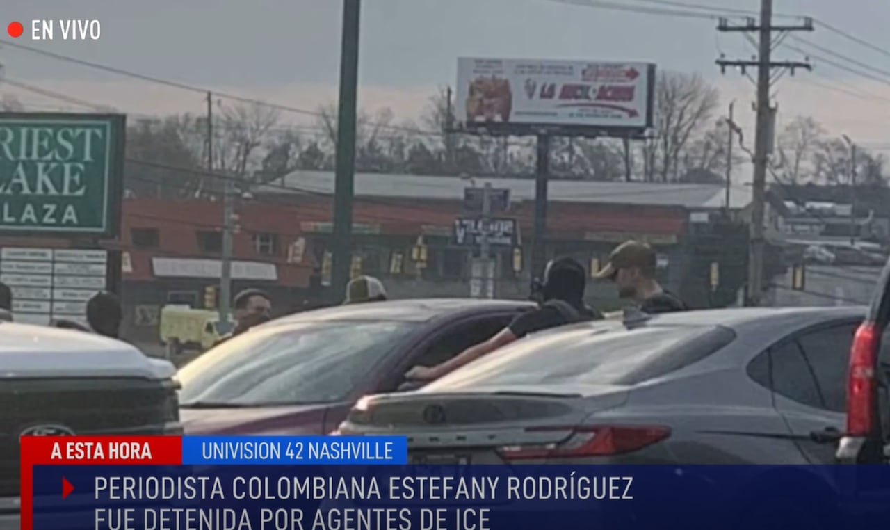 Estefany Rodríguez, periodista colombiana detenida por Ice.