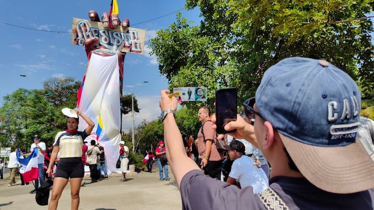 El sector de Puerto Rellena, conocido popularmente como Puerto Resistencia en el oriente de la capital vallecaucana,