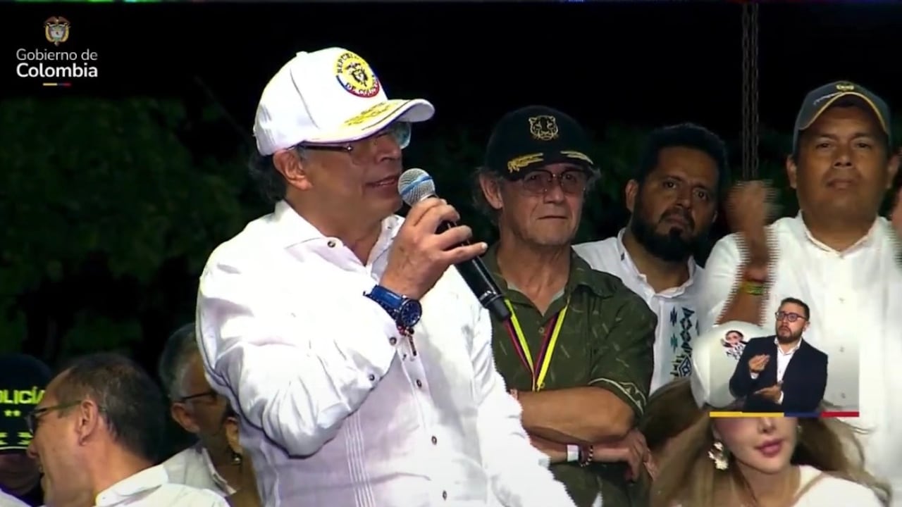 El presidente Gustavo Petro lideró un evento público en Cali a dos días de la segunda vuelta presidencial.