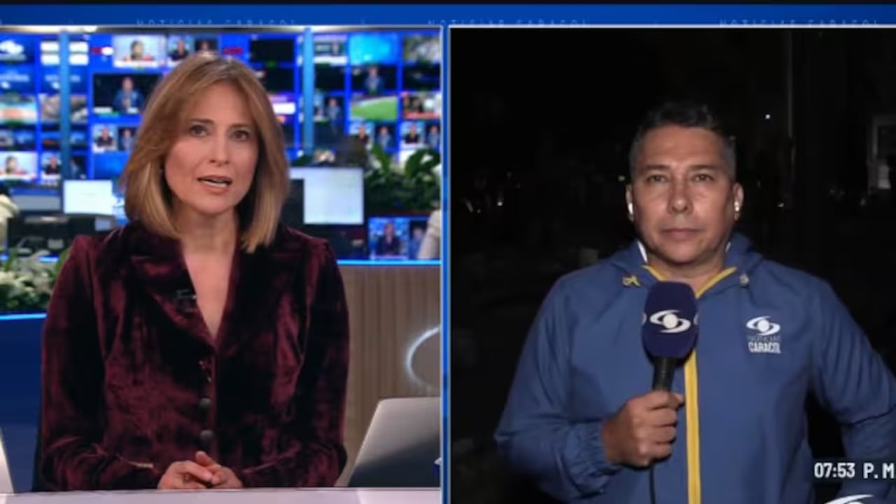 periodista de ‘Noticias Caracol’ transmitió desde Pereira mientras su familia resultaba afectada