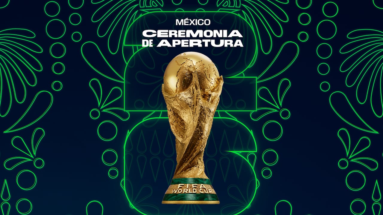 Imagen de FIFA con el anuncio de su ceremonia de apertura.