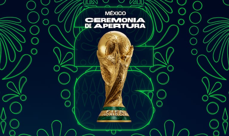 Imagen de FIFA con el anuncio de su ceremonia de apertura.