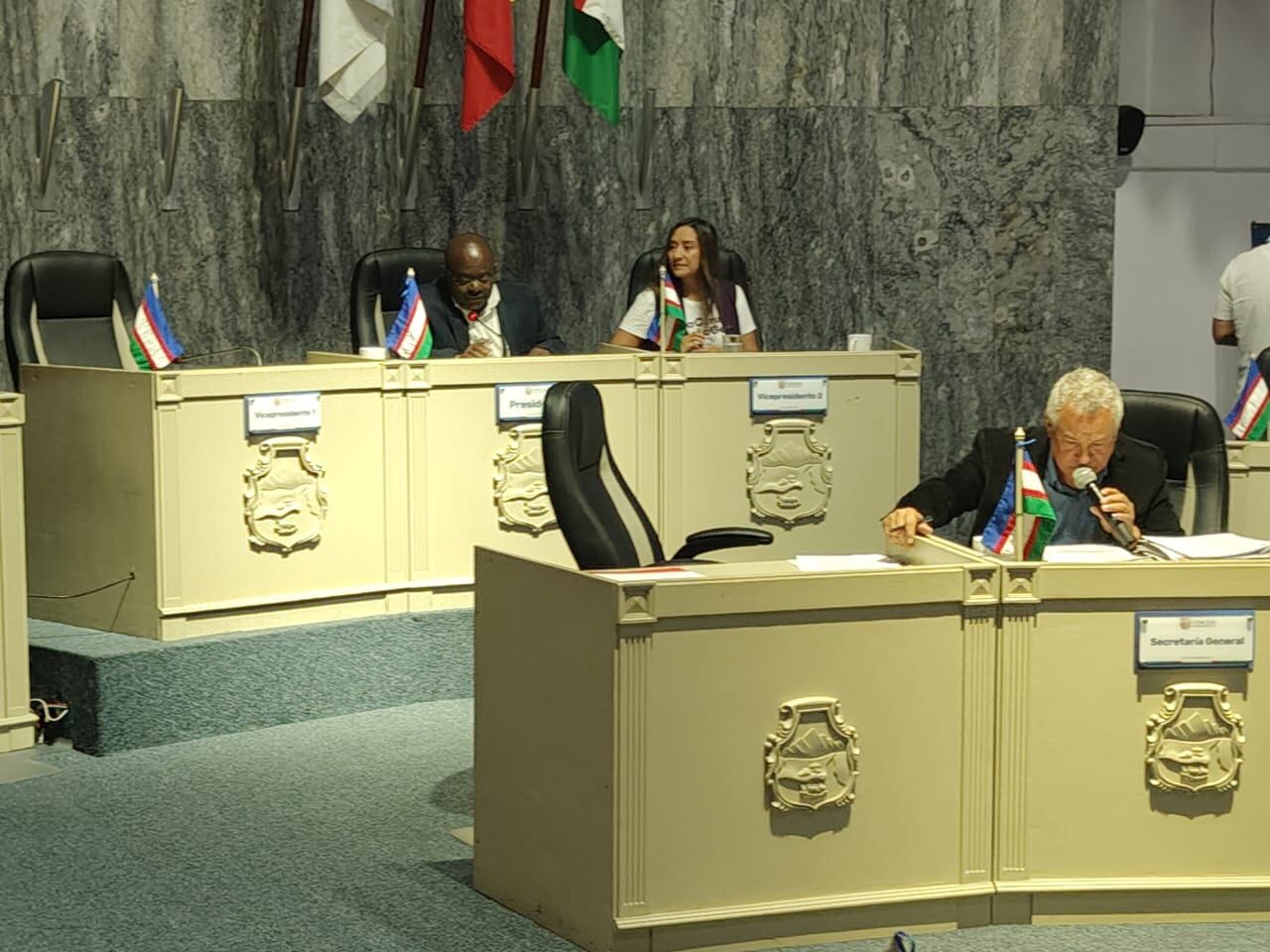 11 de los concejales presentaron constancia de su ausencia.