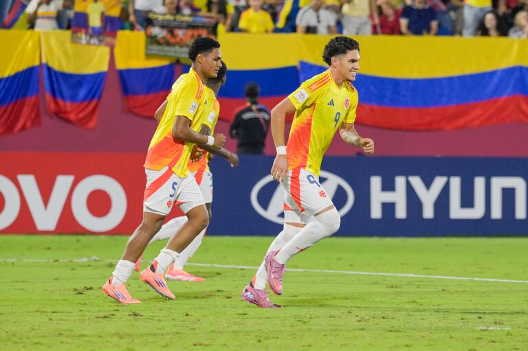 Imagen del partido entre Colombia y Corea del Norte por el Mundial Sub-17.