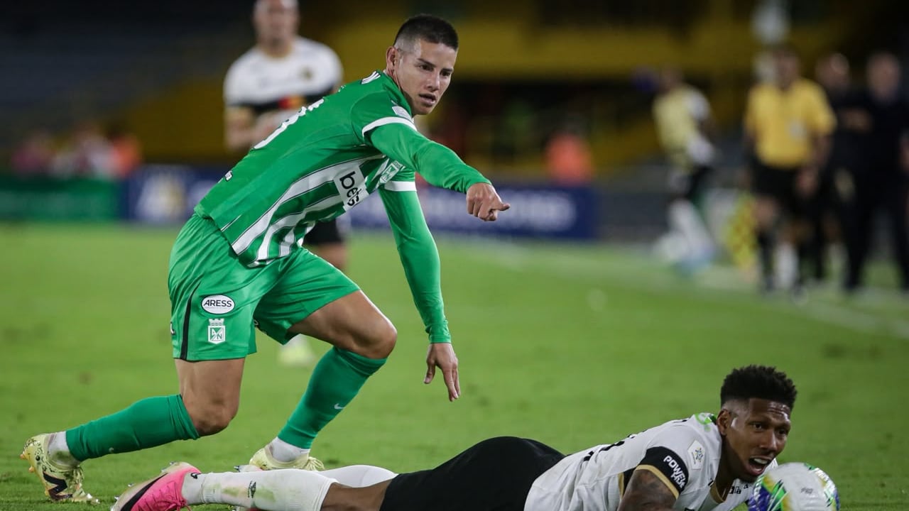 Imagen del partido entre Internacional de Bogotá y Atlético Nacional por la fecha 13 del segundo semestre de la Liga Colombiana 2026.