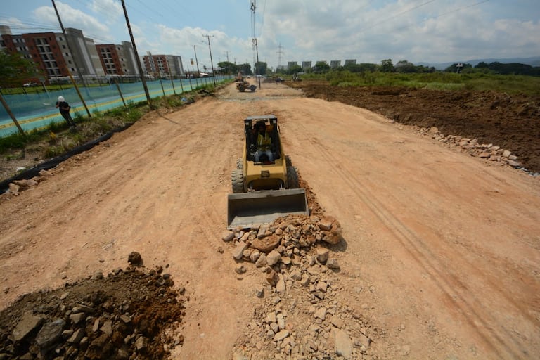 Los trabajos de la doble calzada avanzan desde el puente de Comfandi Pance hasta la glorieta de Alfaguara, en Jamundí.