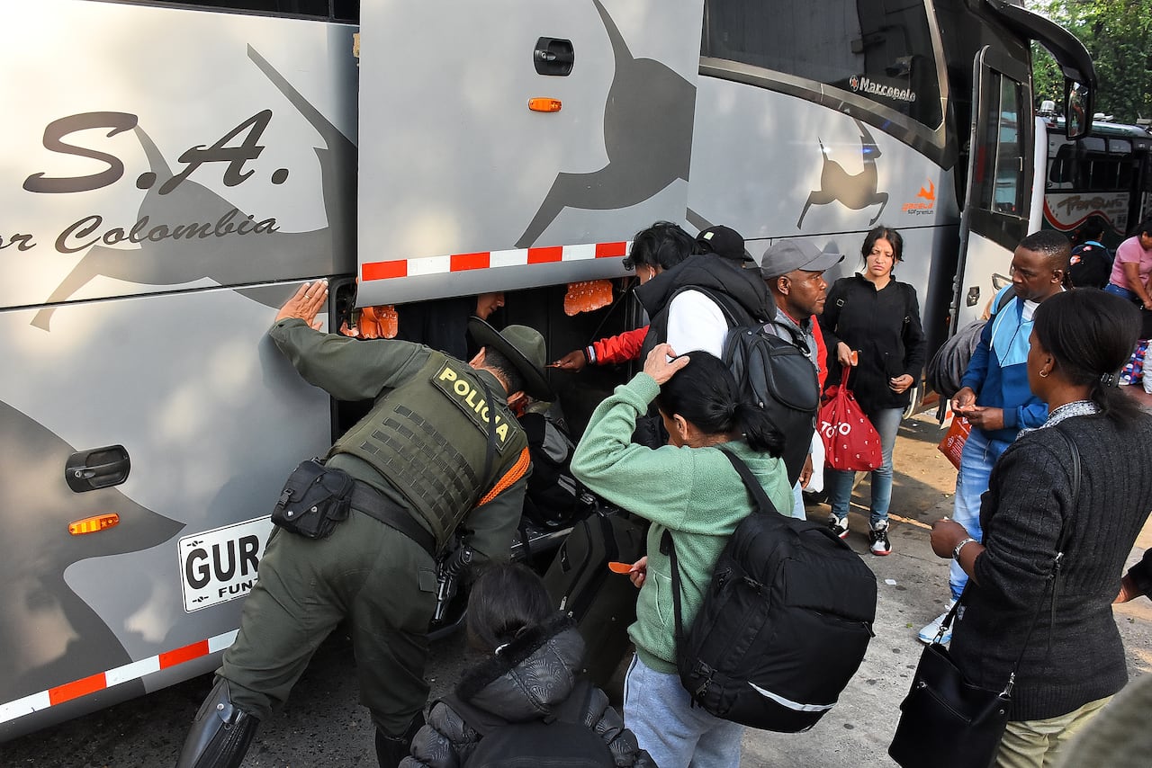 Operación Éxodo en la terminal de transportes de Cali