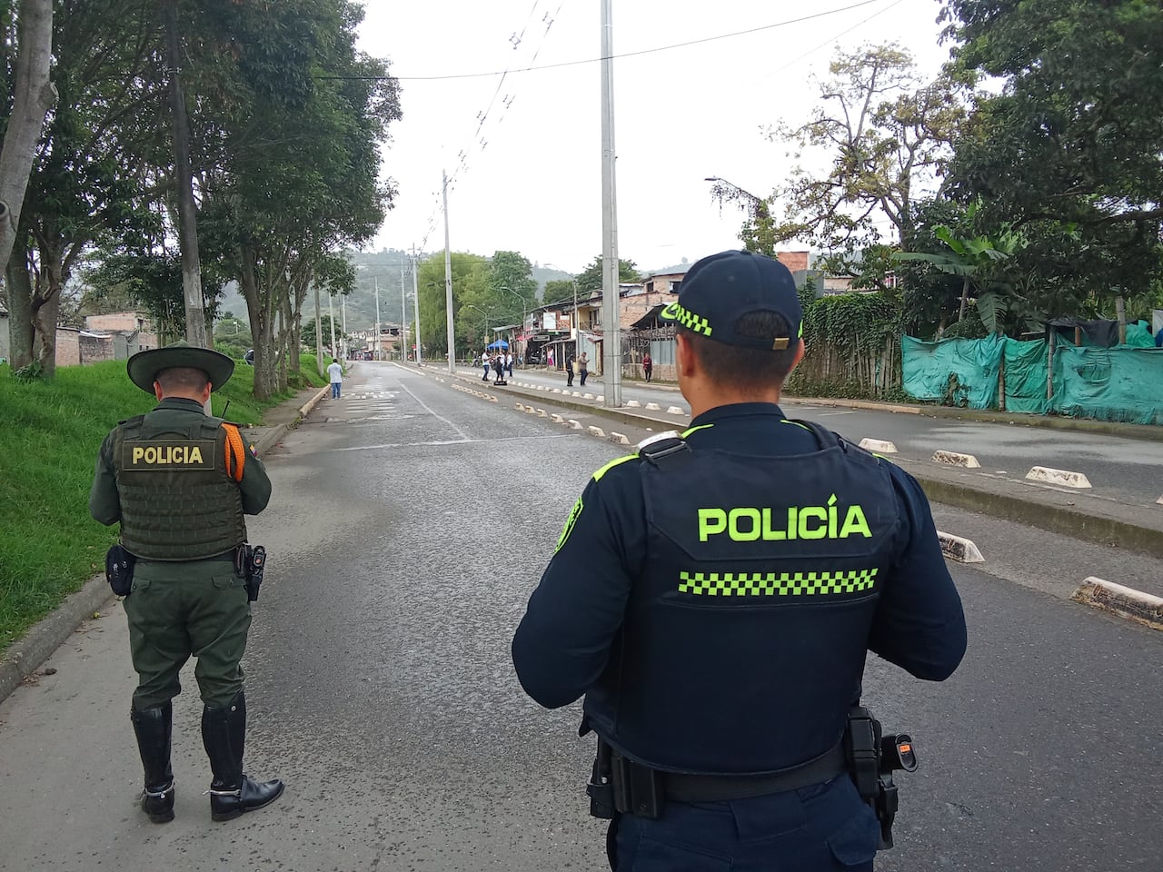 Policía Nacional en el suroccidente colombiano