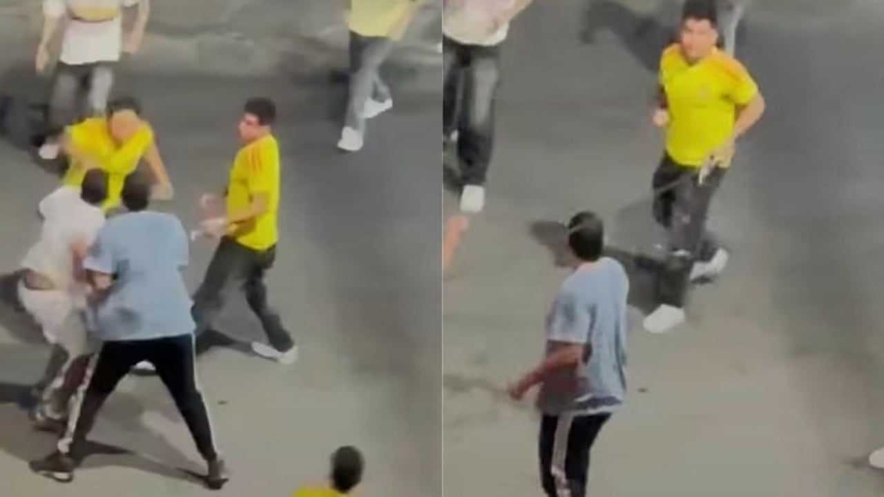 Las grabaciones muestran a varios hombres enfrentándose mientras decenas de ciudadanos observan con preocupación o intentan abandonar el lugar. La aparición de un individuo empuñando un arma generó especial alarma entre los habitantes del sector, quienes solicitaron mayor presencia de las autoridades.
