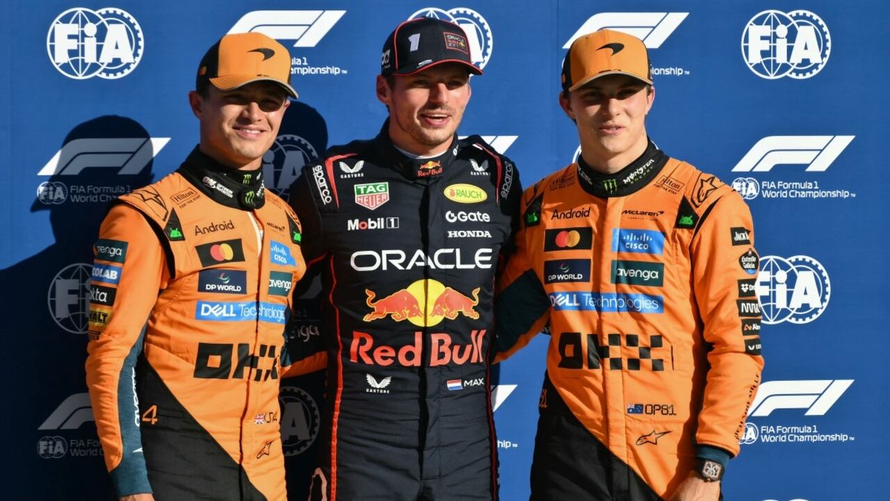 Verstappen sorprende a McLaren en Monza.