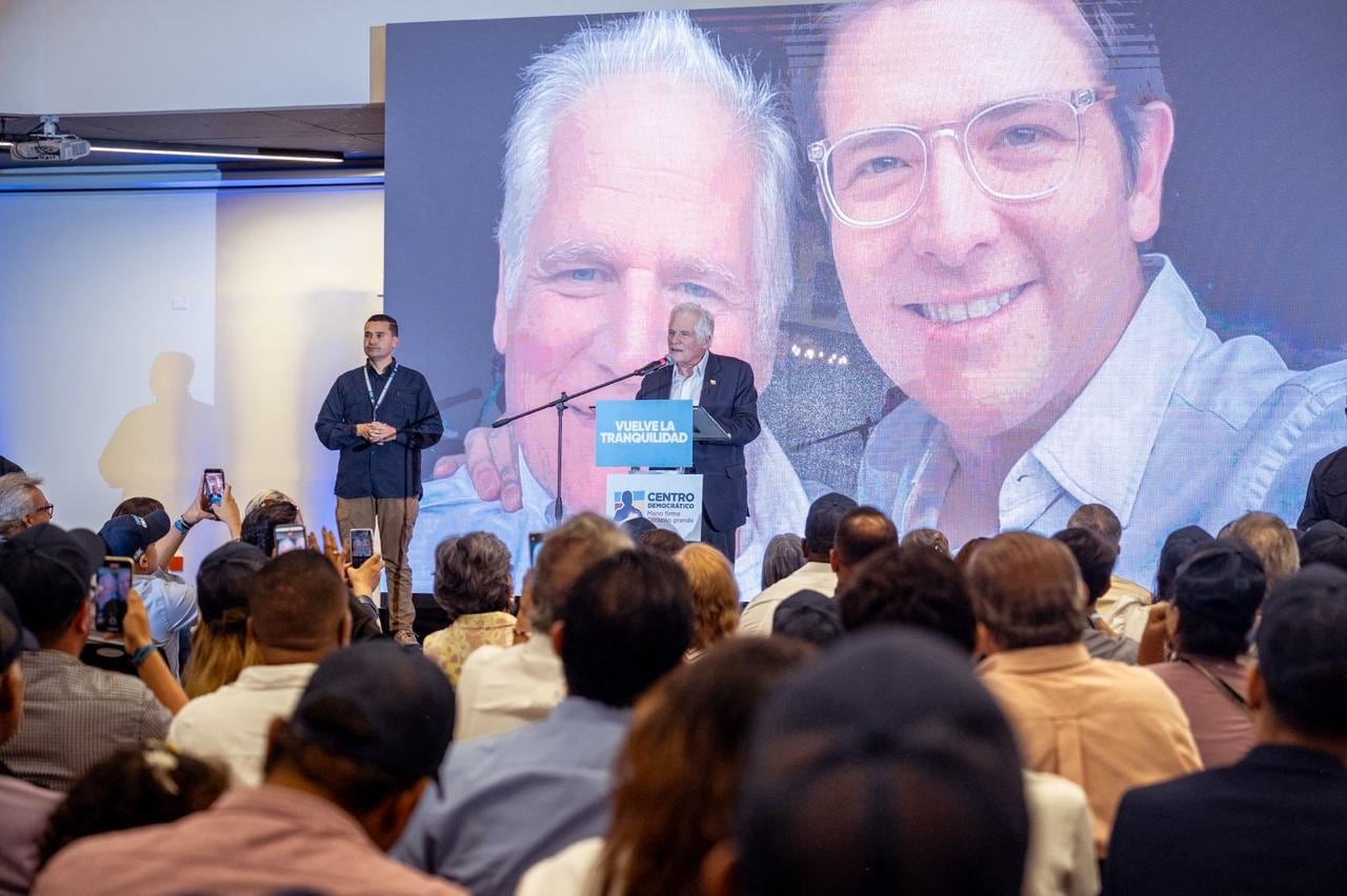 Precandidato presidencial Miguel Uribe en Cali.