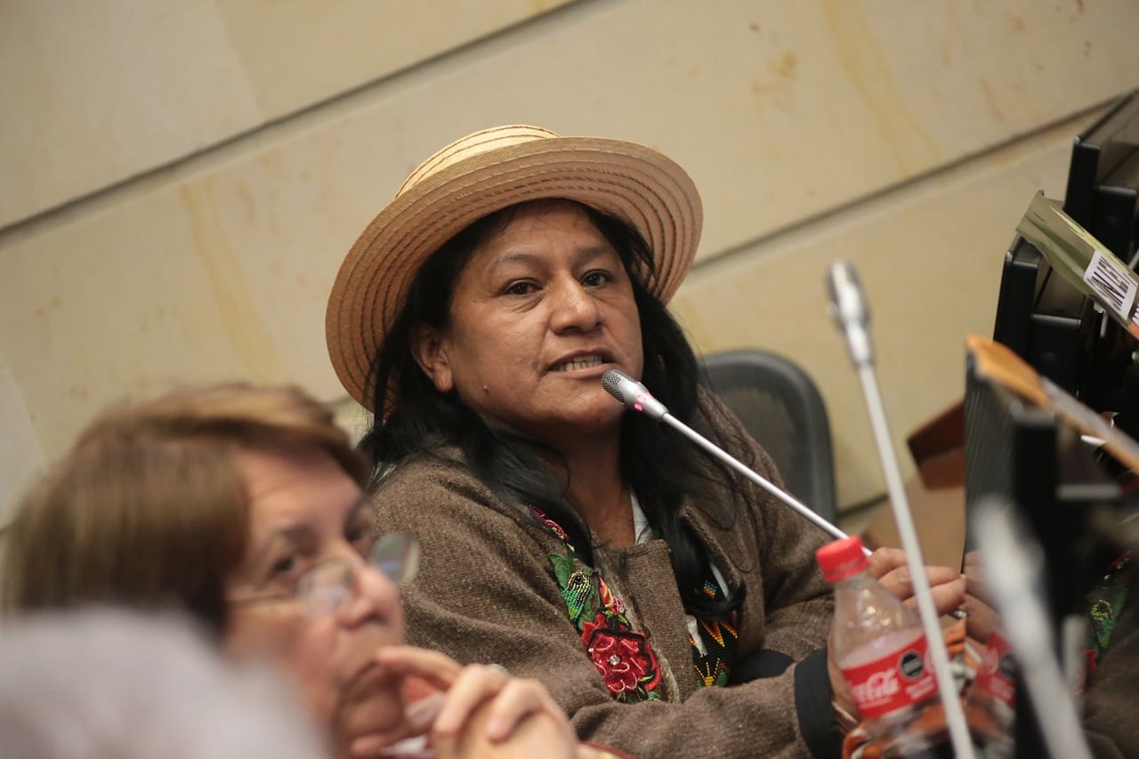 Aida Quilcué, candidata vicepresidencial de Iván Cepeda.