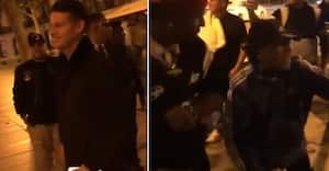 Jóvenes talentosos sorprendieron a James Rodríguez en Madrid.