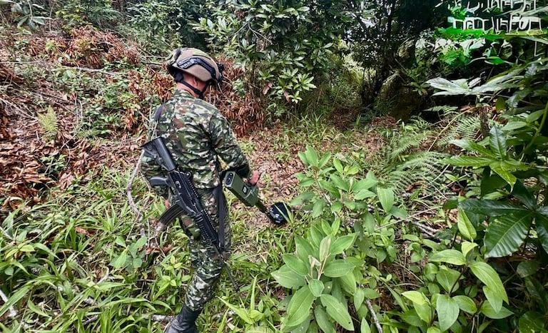Con este resultado, las autoridades militares señalaron que ya son 335 los explosivos improvisados neutralizados en el Cauca durante el año 2026.