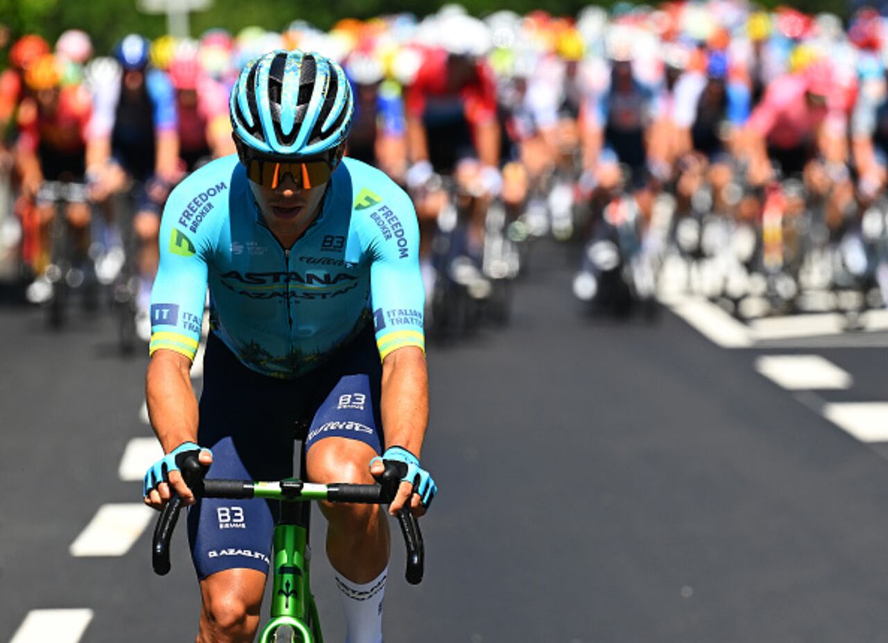 Harold Tejada, ciclista colombiano del Astana.