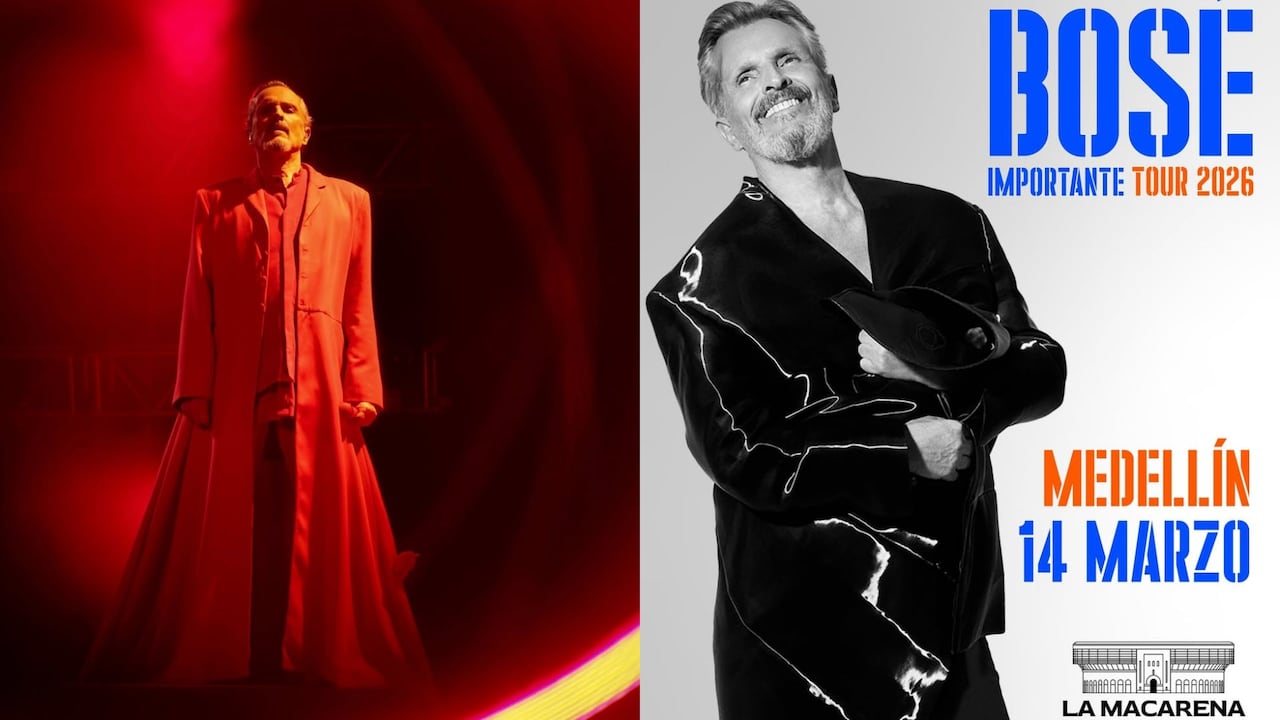 El cantante español vuelve a los escenarios colombianos con su 'Importante Tour'.