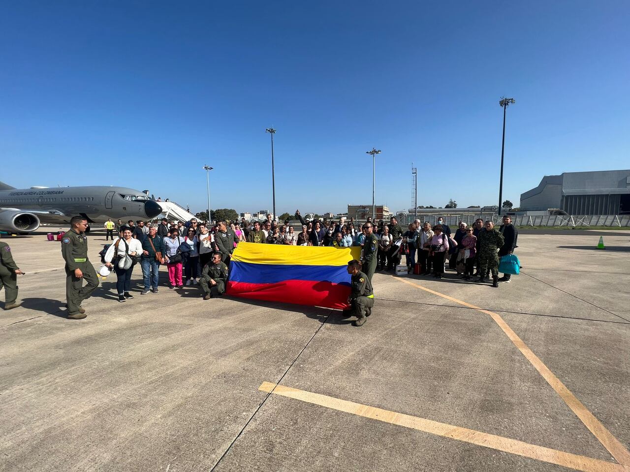 Colombianos en Portugal provenientes de Israel.