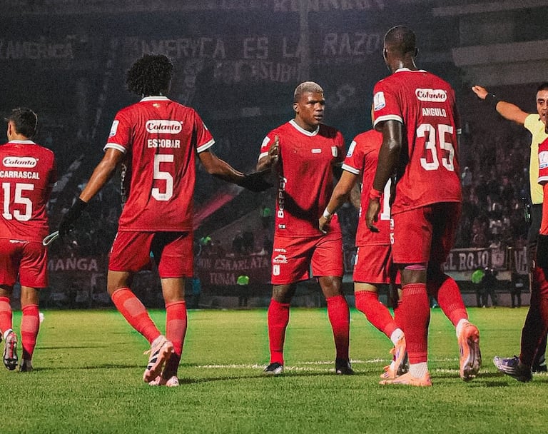 Chicó vs. América en Tunja.