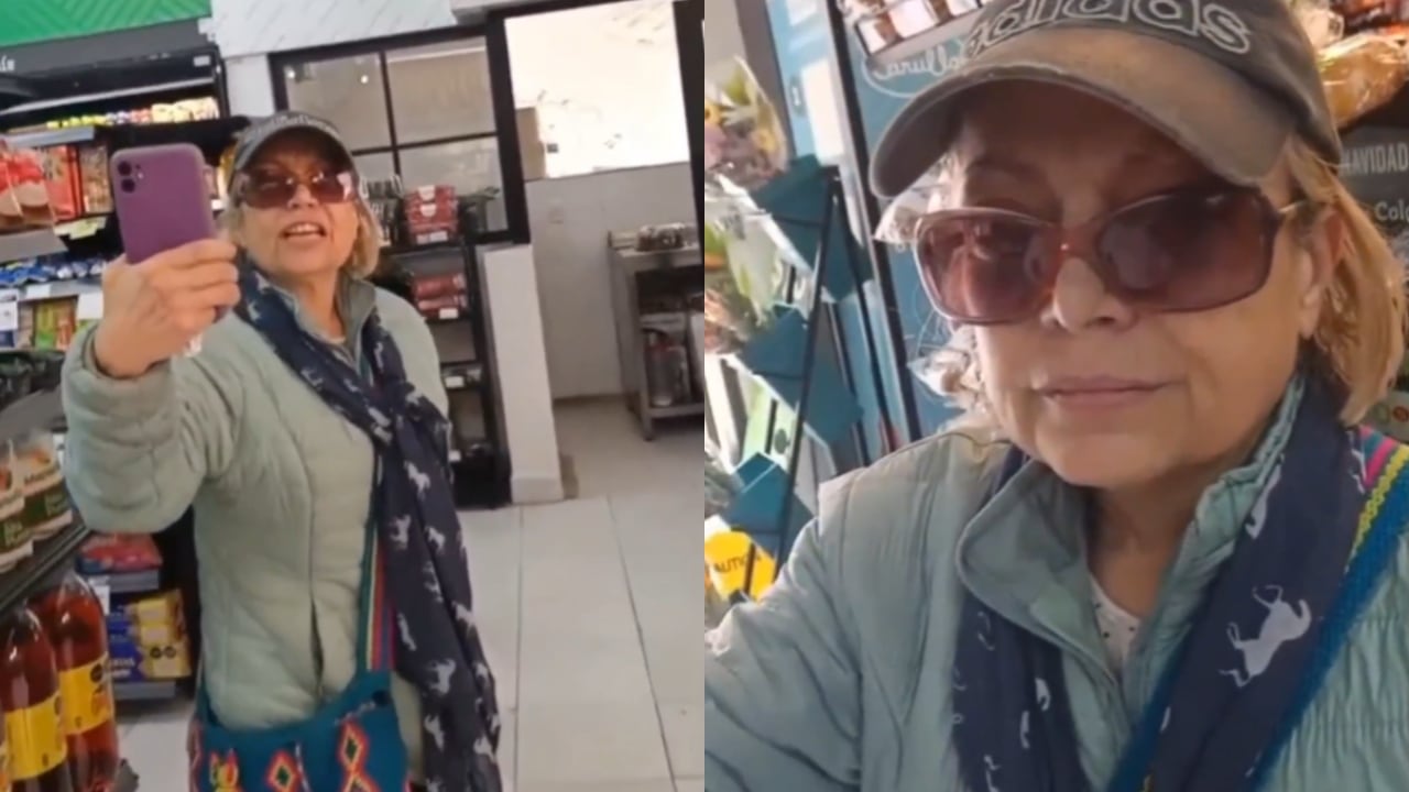 Esta es la misma mujer que protagonizó el hecho con el domiciliario de la pizza.