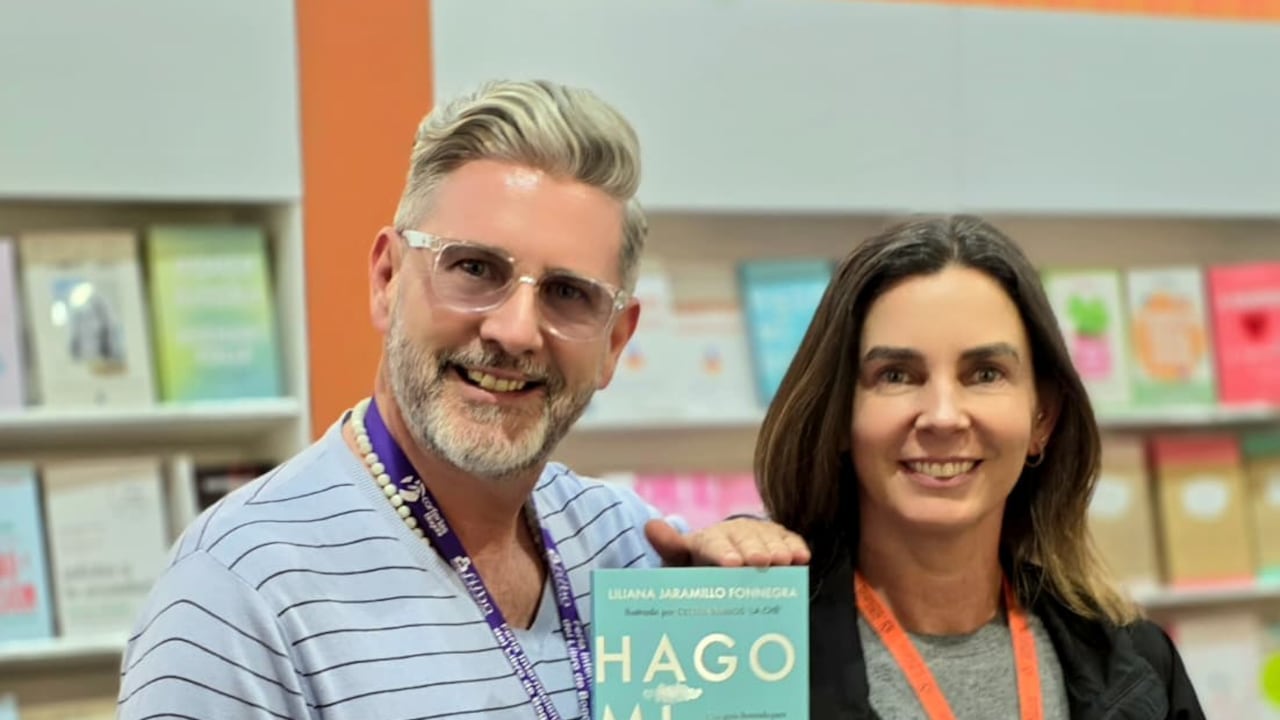 Krish Benvenuti y Liliana Jaramillo Fonnegra, autora del libro Hago mi Duelo.