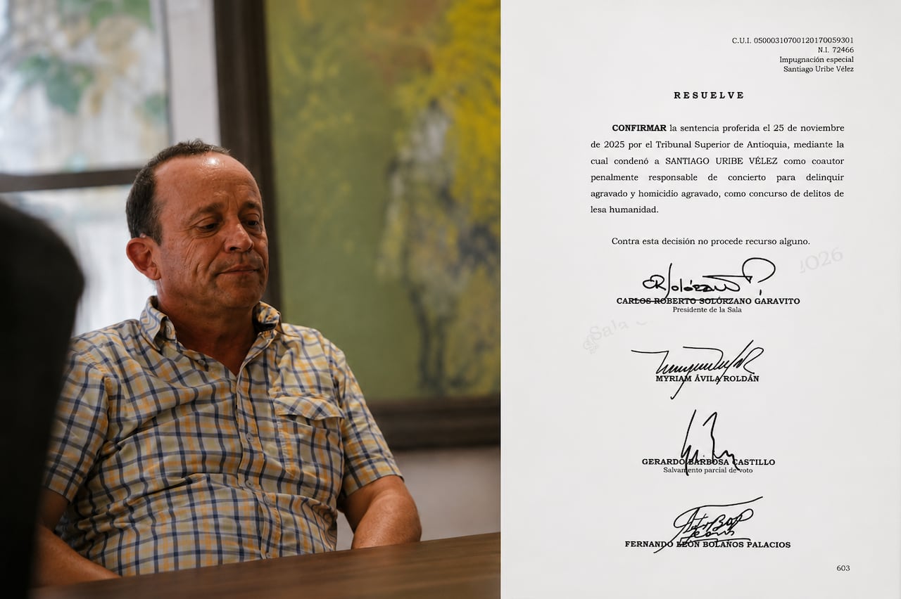 La Corte Suprema ratificó la condena de 28 años de prisión en contra de Santiago Uribe Vélez.