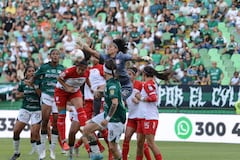 Imagen de la final de vuelta de la Liga Femenina 2025, entre Deportivo Cali e Independiente Santa Fe.