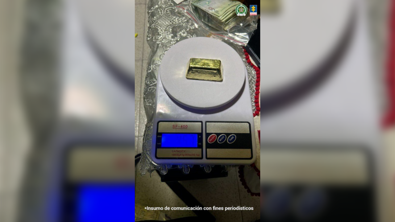 Operativo contra minería de oro en Antioquia