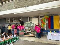 Natura y la Fundación Instituto Natura entregan una nueva biblioteca escolar itinerante en la Institución Educativa Humberto Jordán Mazuera.