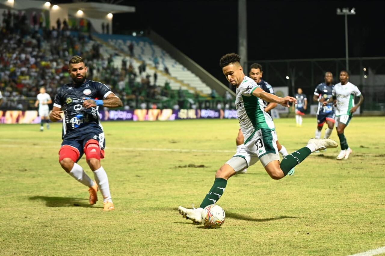 Imagen del partido entre Alianza Fútbol Club y Deportivo Cali por la fecha 2 del primer semestre de la Liga colombiana 2024.